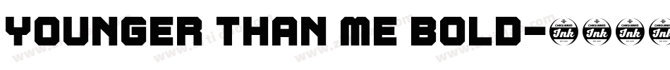 Younger than me Bold字体转换